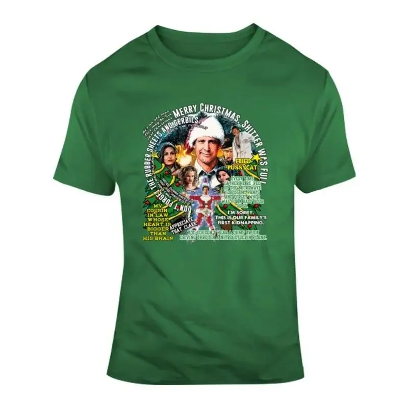 Clark Griswold Vacation Christmas Quotes Funny Parody Fan T Shirt