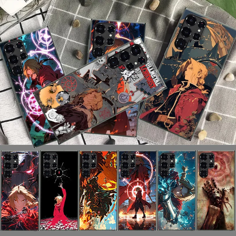 Anime F-Fullmetal A-Alchemist_ Brotherhood Cases Phone Case for Samsung Galaxy S26 Ultra S25 Edge S24 S23 FE S21 Plus S20 S22 S1