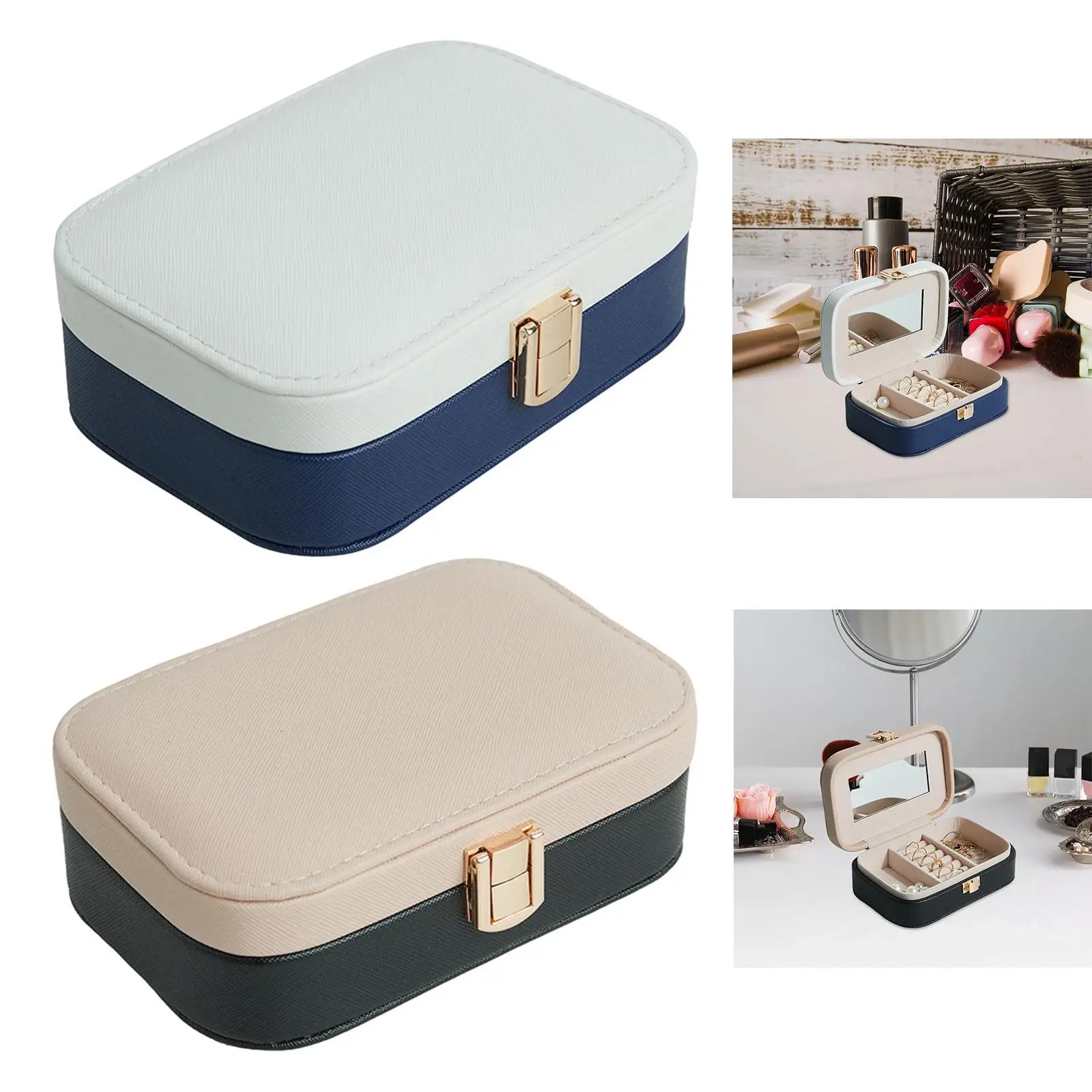 

Jewelry Box Jewelry Case Container Showcase Jewelry Organizer Display Necklace Organizer for Bracelet Pendant Mother's Day