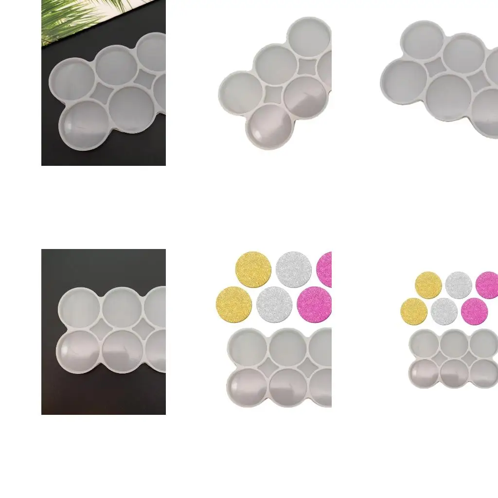  Round Silicone Moulds Jewelry Making Molds Suitable for Craft and Jewelry Making
