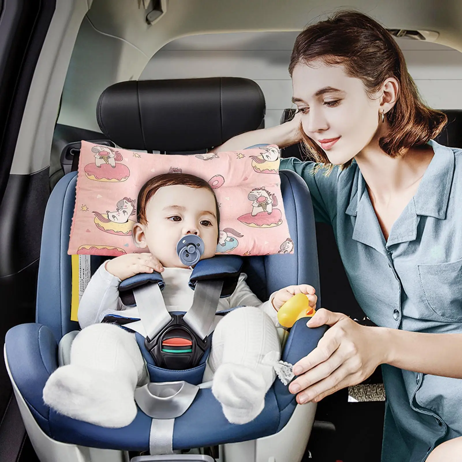 Toddler Pillows Pillow For Toddler With Cartoon Pattern Cute Decorative Soft Washable Cushion For Chair Floor Couch Dorm Car