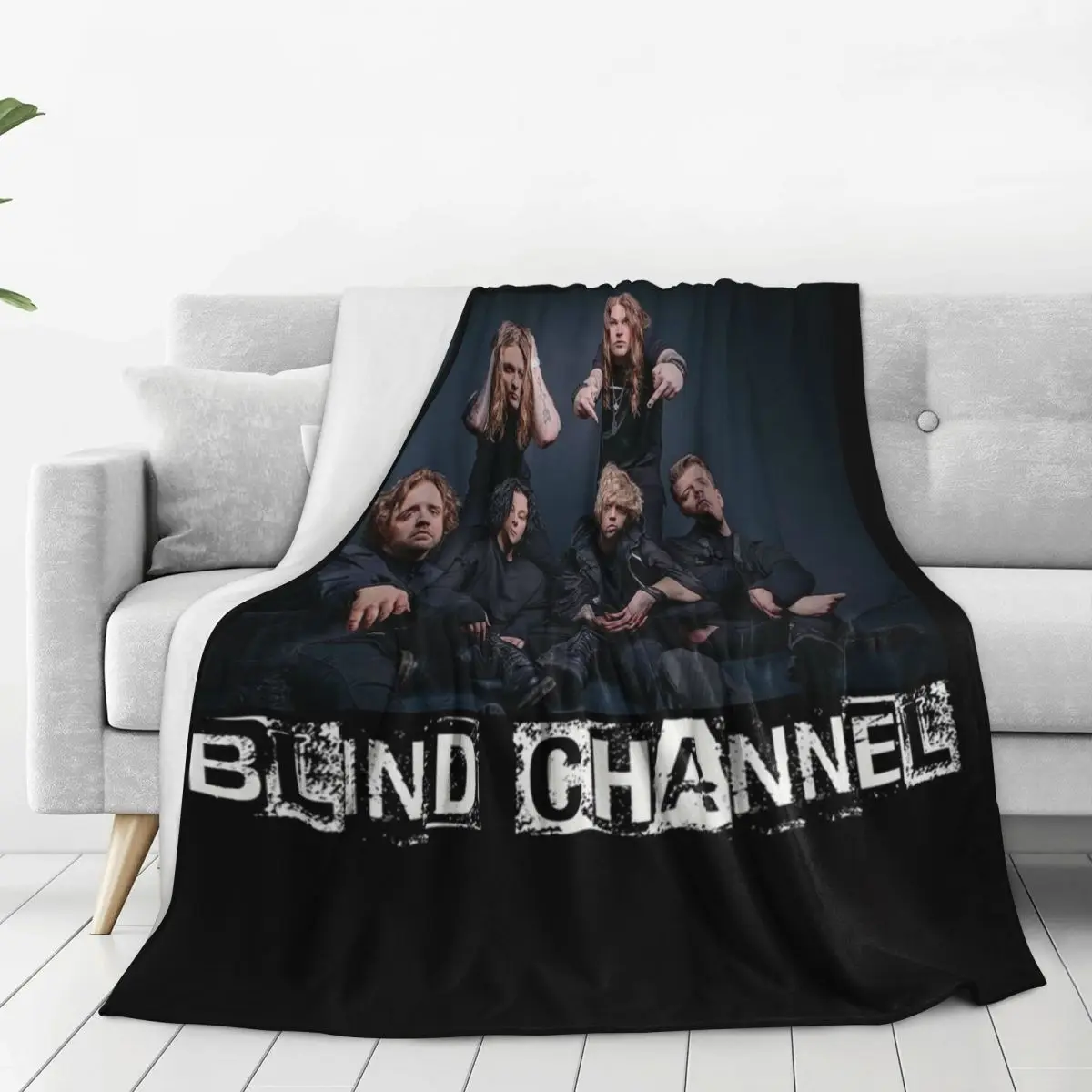 Blind Channel New Design Blanket Flannel Multi-function Throw Blankets Throw Blanket For Couch Office Throws Bedspread Quilt