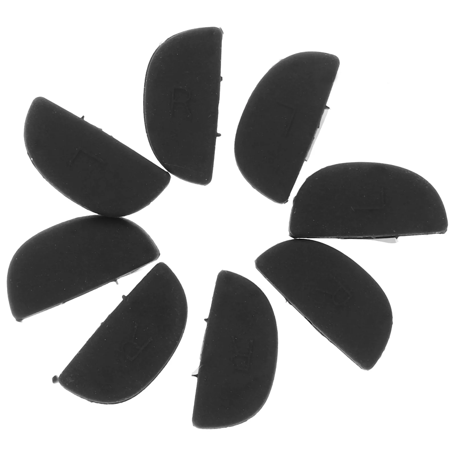 10Pairs سيليكون مخدات أنف للنظارة للنظارات لينة المضادة للانزلاق مرنة الأنف وسادة النظارات البصرية إطار إصلاح أجزاء نظارات لوازم