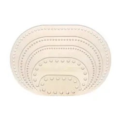 Tailai Oval for Basket Weaving Supplies and Home Decor Craft Natural Wooden Basket Bottoms Crochet Basket Base Bag Bottom