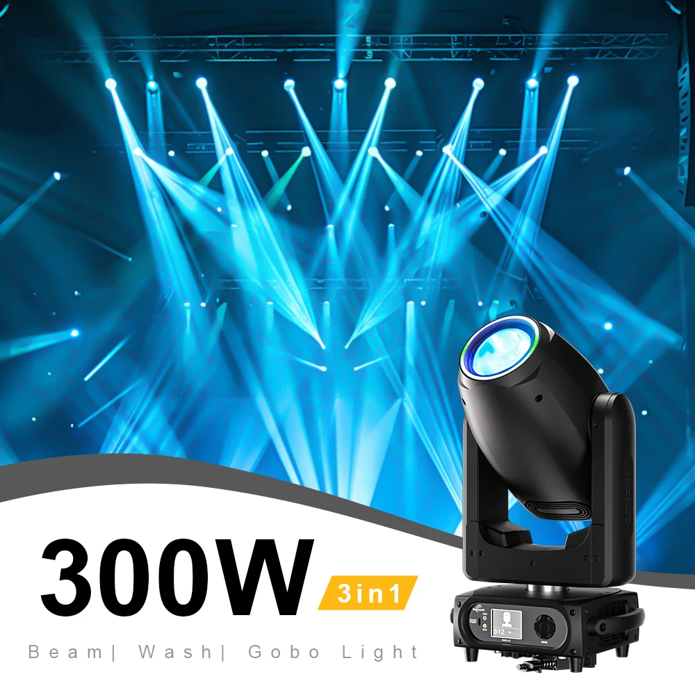 300W BSW 3in1 LED Moving Head Strahl Spot Wash Bühne Licht Wirkung Professionelle Für DJ Disco Hochzeit Party konzert Zoom DMX512