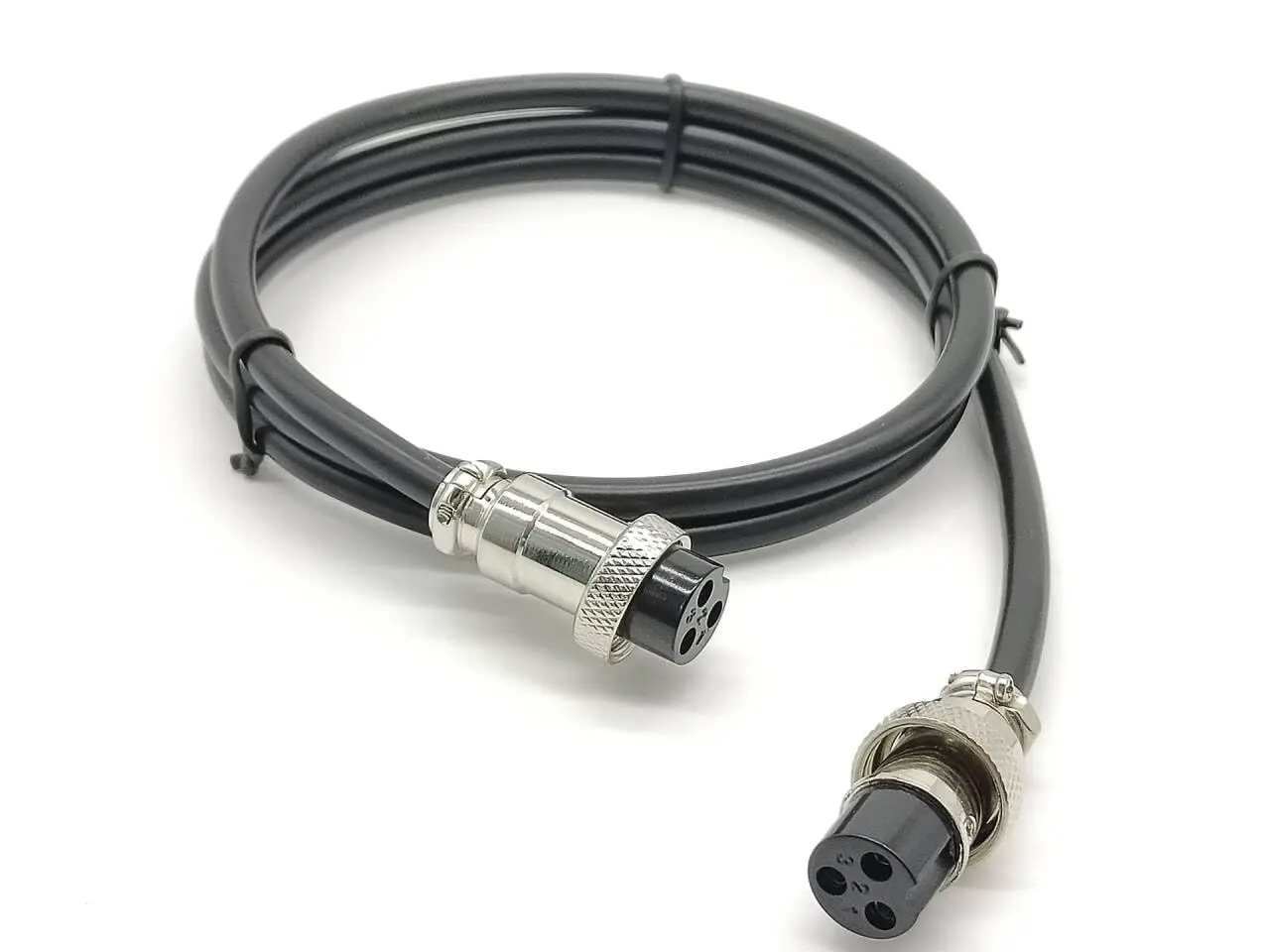 Connector GX16 3 Double Ended Female Connector Cable Cordset 1M