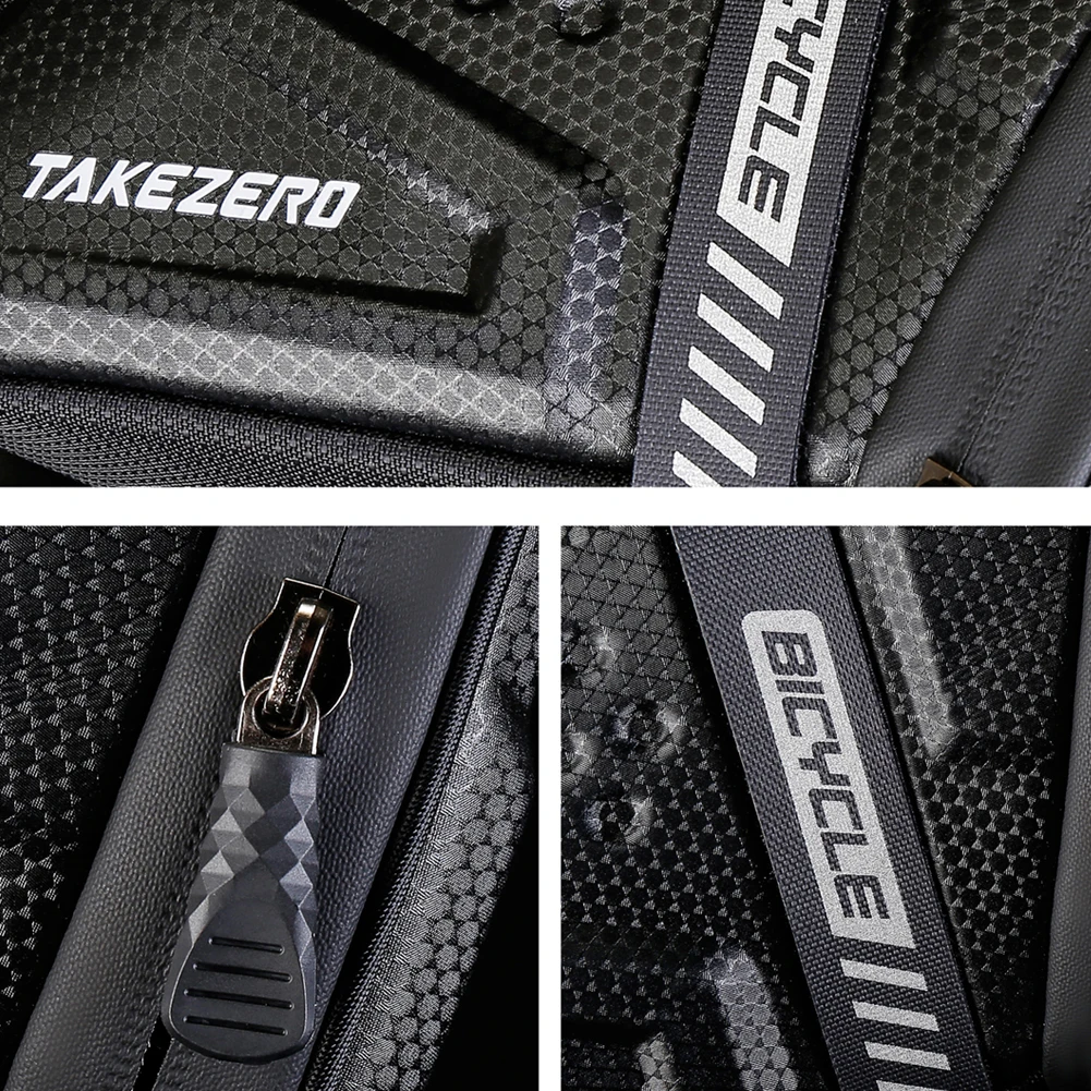 

1L Bike Saddle Bag Large Capacity Bike Seat Bag Bike Pocket Pack Reflective Bicycle Saddle Bag EVA for Outdoor Riding