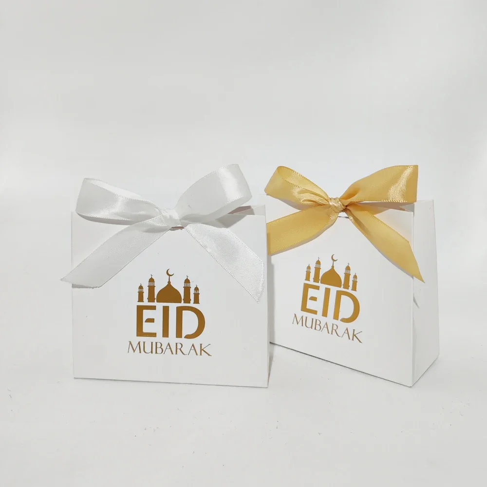 

Mosque Eid Moubarak Candy Box Package Eid Mubarak Gift Box Coffret Musulman Candy Ramadan Decoration