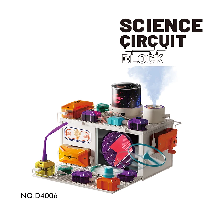 Elektronische technologie van de vierde orde Circuitbouwstenen Assemblage Natuurkunde Wetenschapsexperiment Verkenning Educatief speelgoed D4003