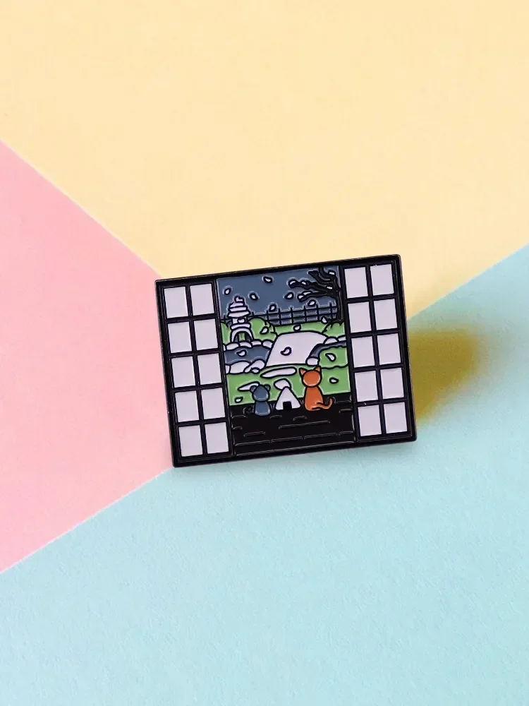 شارة القط بروش حيوان مضحك ، أنيمي الحلو ، لطيف #4