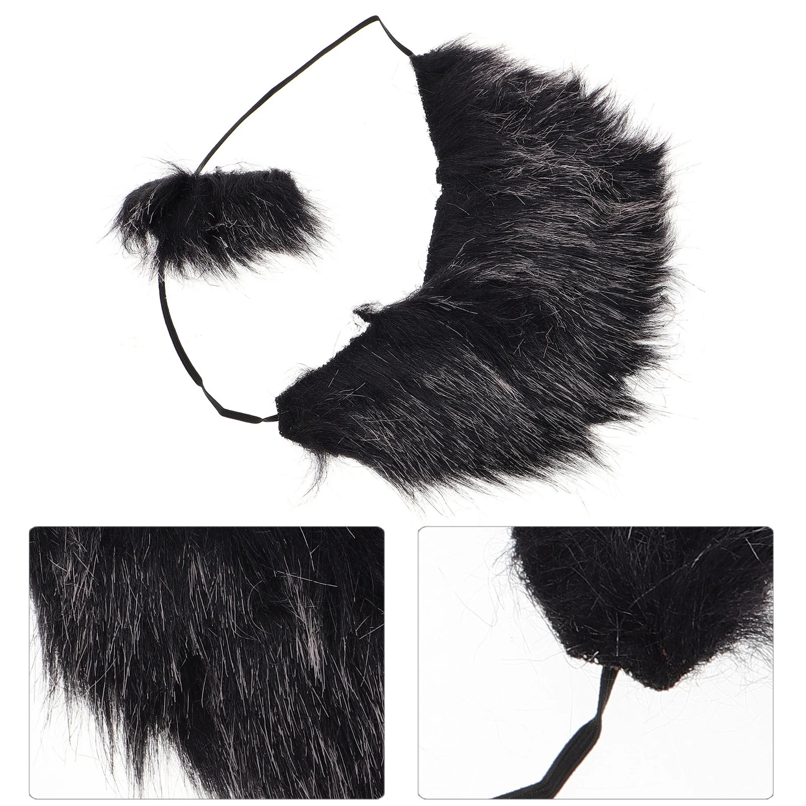 

1 set Fake Beard Props Halloween Realistic Facial Hair Costume Decoration Polyester Accessories Mustache Beard Cosplay Party