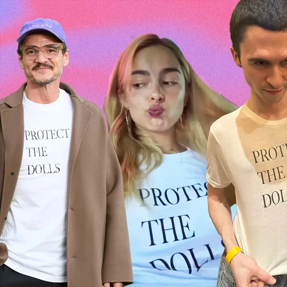 

Protect The Dolls T Shirt Men_Women Harajuku Aesthetic Letter Print T-Shirt Unisex High Quality Casual Cotton Tees Tops Clothes