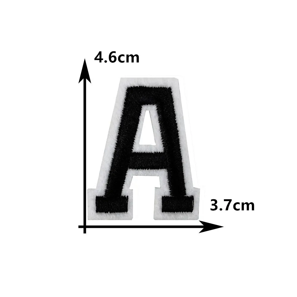 high quality 26 letter hot melt adhesive ironing bag clothing Uniforms sewing DIY Excipients Banner patch decorate Traceless