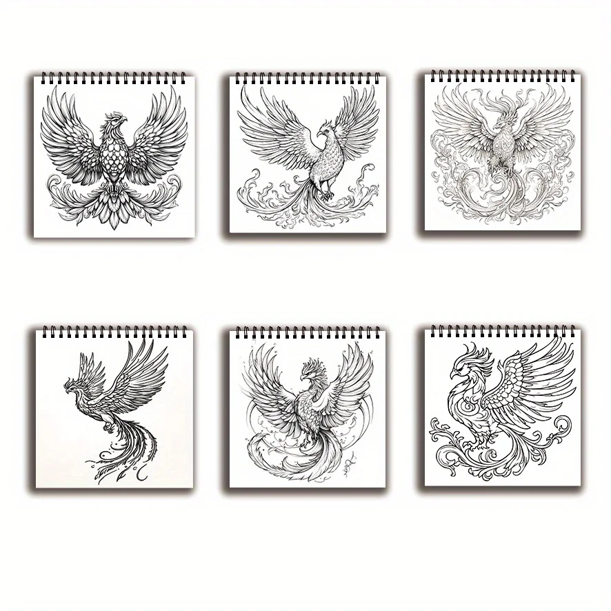 Coloring Book - 7.87 x 7.87 inches 32 pages My Bird Friends Coloring Book - Helps with soothing, doodling, holiday party favors