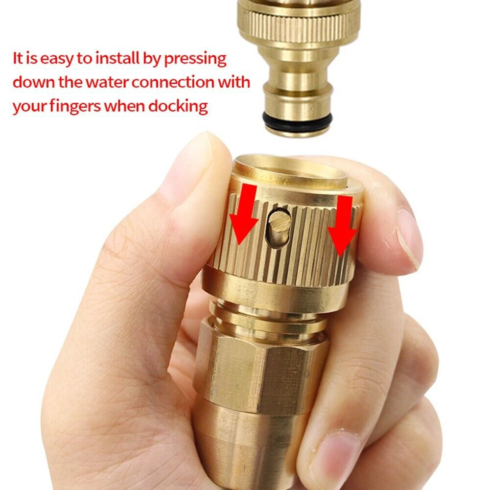 Water Tap Watering Connector Brass Nipple Expandable Hose For Garden High Quality Irrigation Device 1 Pcs Water Hose