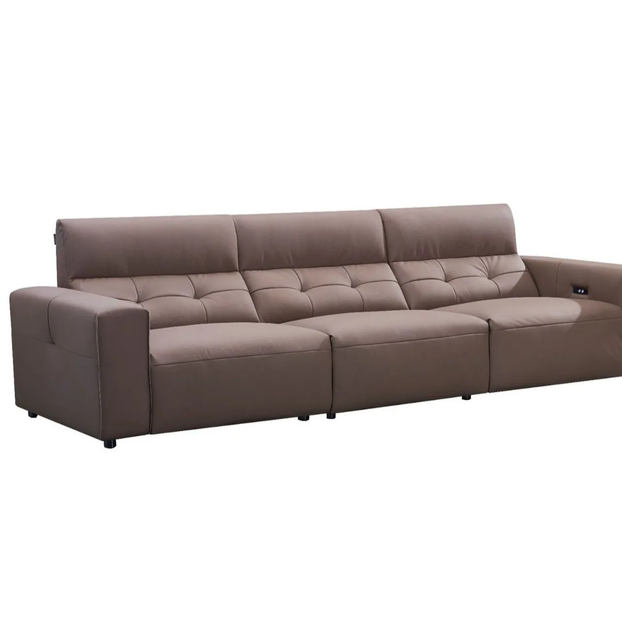 

Italian minimalist cowhide living room bedroom indoor universal home fashion electric functional sofa
