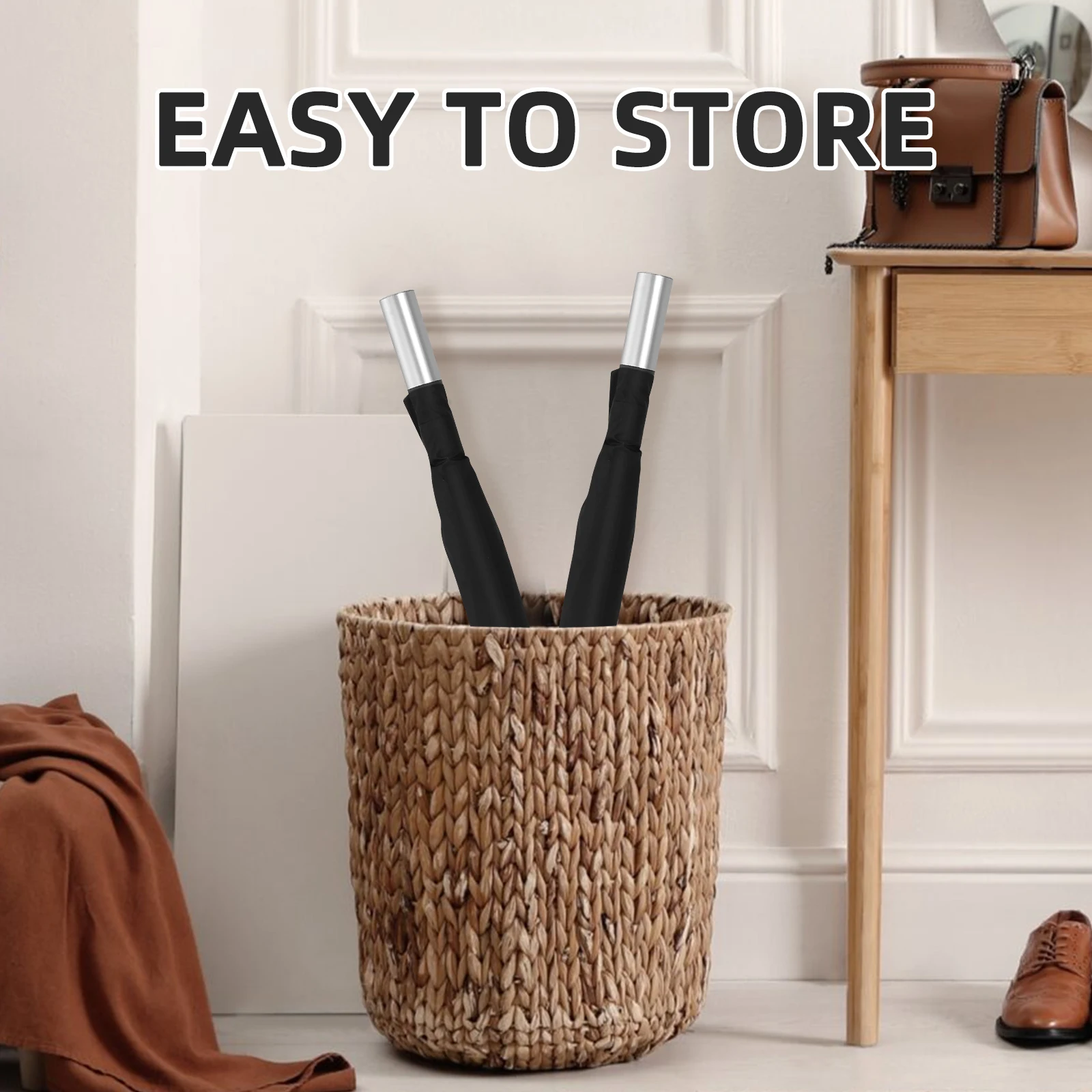 

2Pcs Heavy-Duty Umbrella Storage Cover Waterproof Tear-Resistant Carry Pouch Foldable with Shoulder Strap for Daily Commute