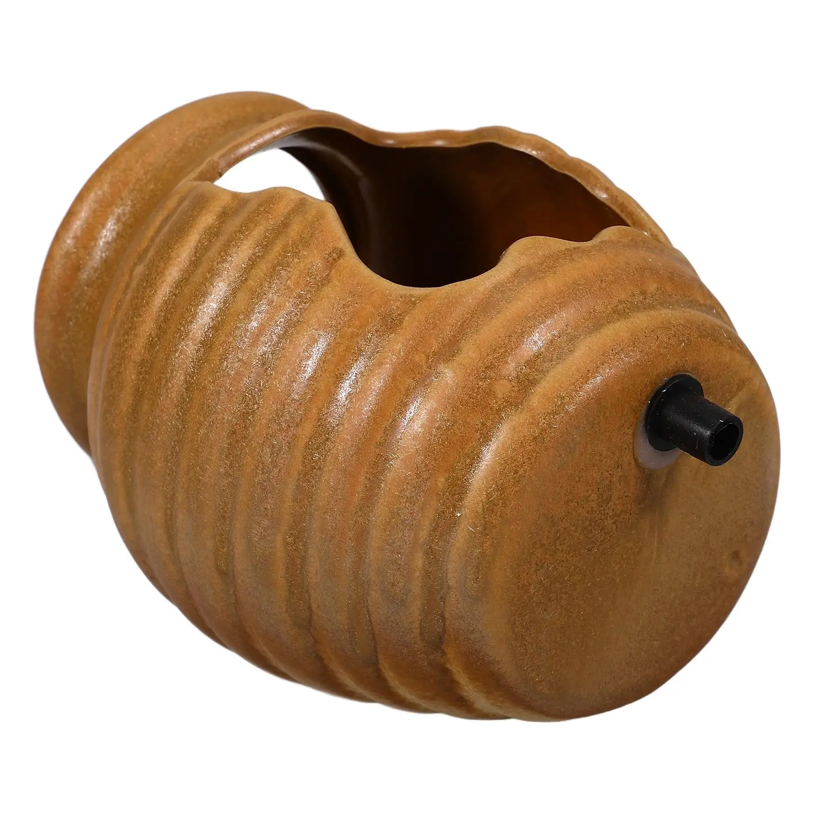 

Vases Clay Pot Ecological Tank Fountain Decor Outdoor Decorative Courtyard Jar Light Brown