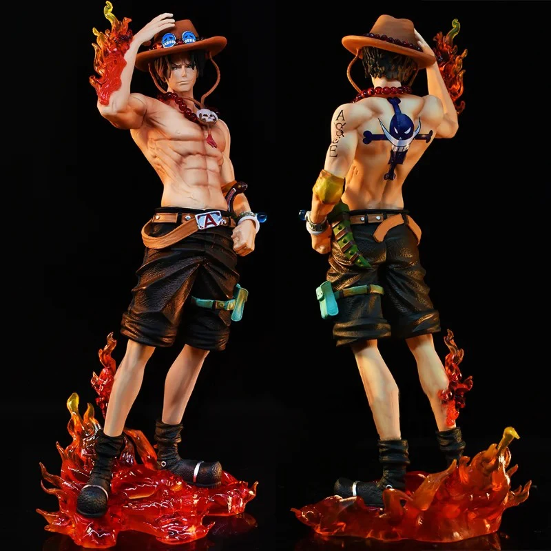 23CM Anime Ace Figure One Piece Action Figurine PVC Collectible Statue Model Toys Gifts