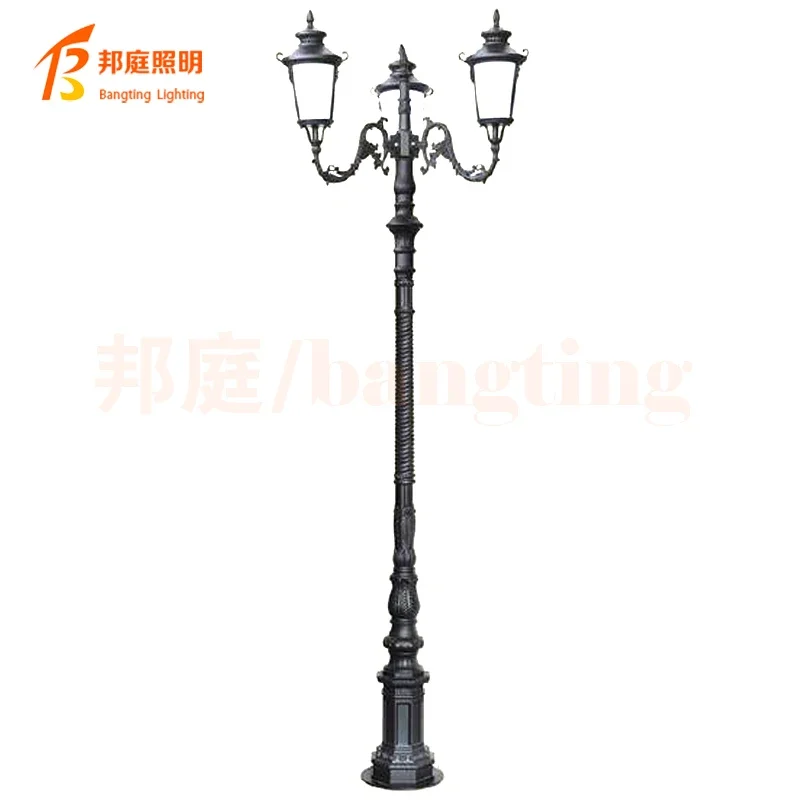 IP44 Clear PC Diffuser Style Antique Outdoor Lantern Garden Light Wall Lamp High Quality European AC 85-265V