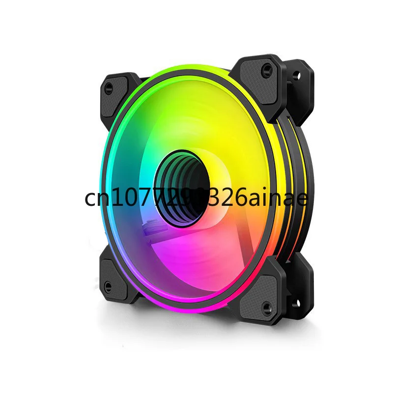 

Magic Mirror Fan Splicing Fan Rgb D Mirror Light Effect Desktop Computer Cooling Computer Fan