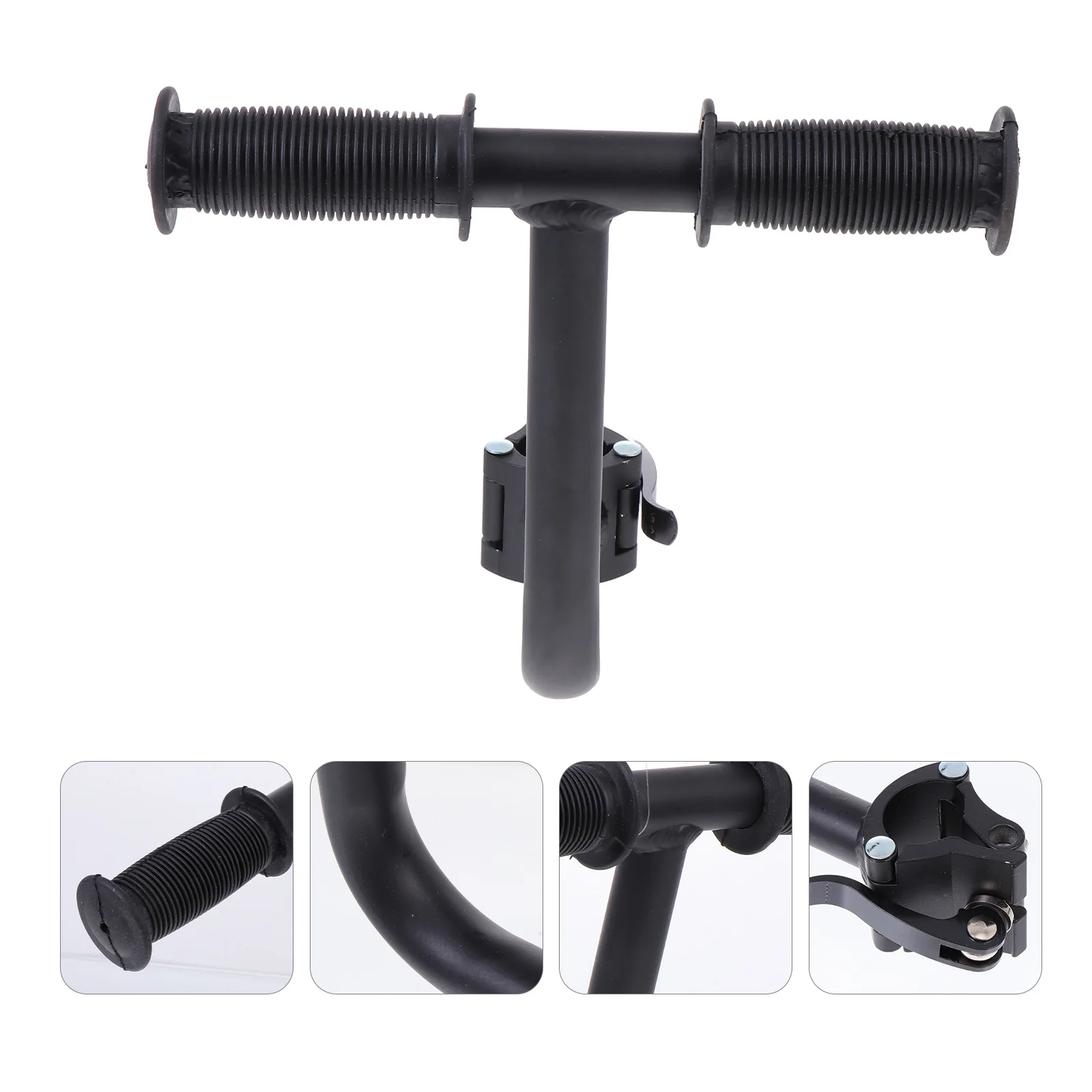 مجموعة واحدة من درابزين مقعد الدراجة للأطفال، مادة سميكة متينة، سهلة التركيب، ملحقات مسند ذراع ركوب الدراجات العملية