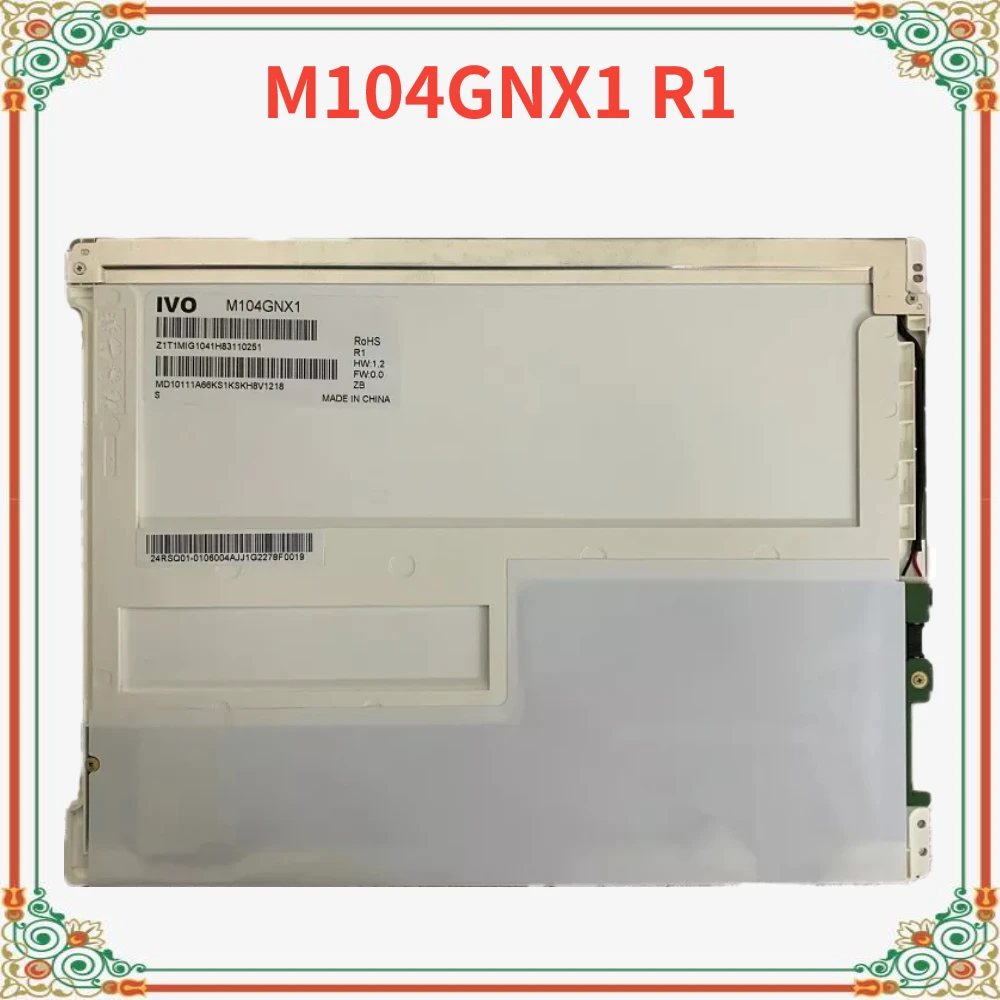 Origineel 10,4 inch LCD M104GNX1 R1 1024*768 WLED 100% originele industriële apparatuur LCD-scherm Perfect werkend Volledig getest