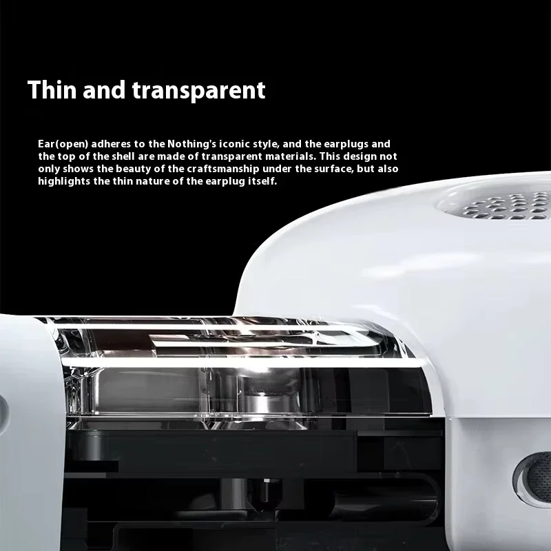 Nothing Ear Open Earphone Wireless Bluetooth Headset Hifi Sound Stereo Noise Reduction Long Battery Life Customize   Headset