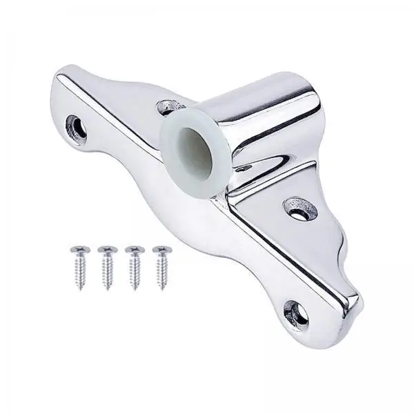 316 Stainless Steel Boat Oar Lock Support Bracket Side Mount Rowlock Dinghy Fitting for Yacht Canoe Marine