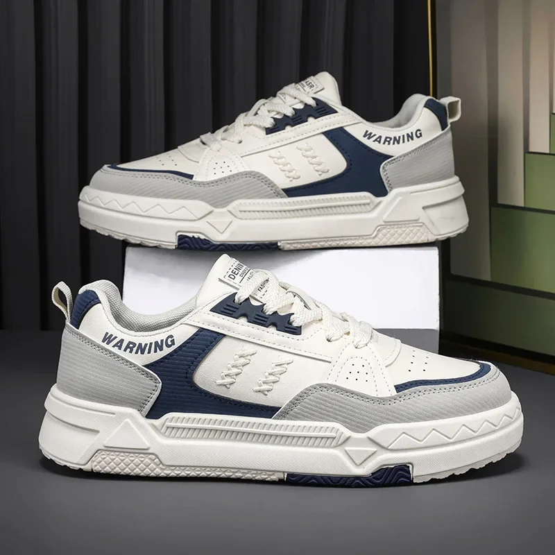 

Мужская дышащая повседневная обувь на толстой подошве, четырехсезонная нескользящая удобная уличная прогулочная обувь с мягкой подошвой, студенческие спортивные туфли для доски