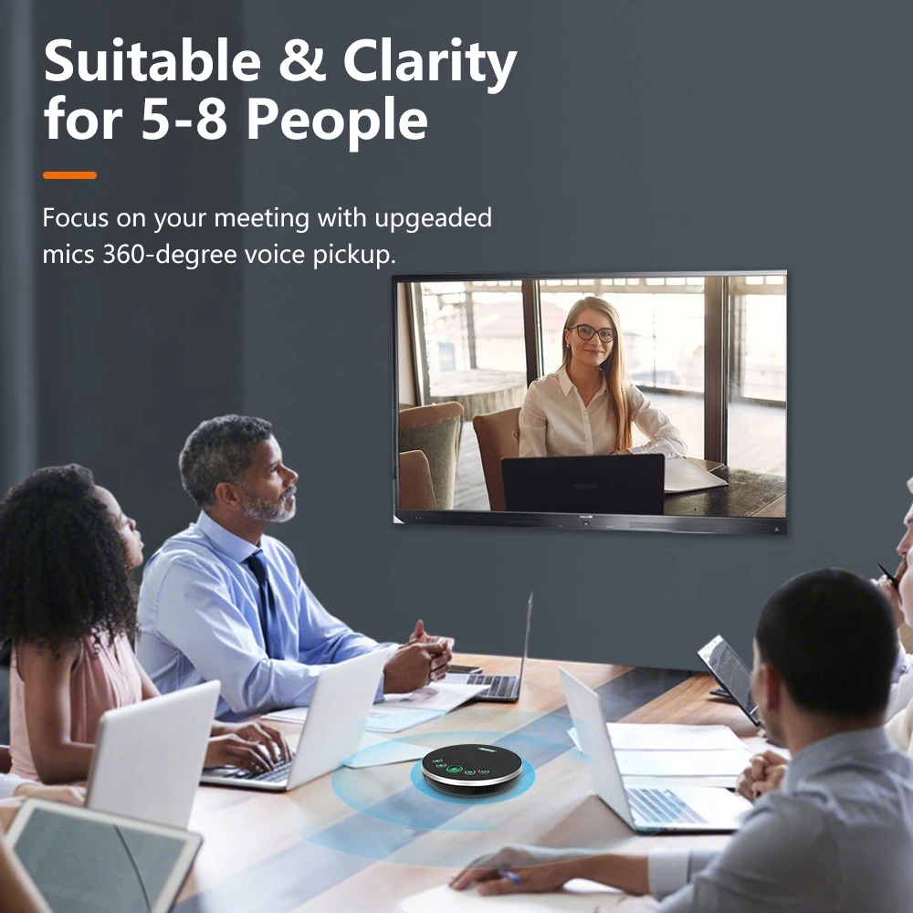 2024 人気グループ Tenveo 20x 光学ズーム USB3.0 PTZ カメラ全方向性スピーカーフォン ビデオ会議システム