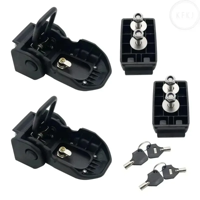 For Wrangler JK 2007-2017 Wrangler JL Unlimited 2018-Later Metal Car Accessories 1 Set Engine Hood Latch Lock Catches Kits