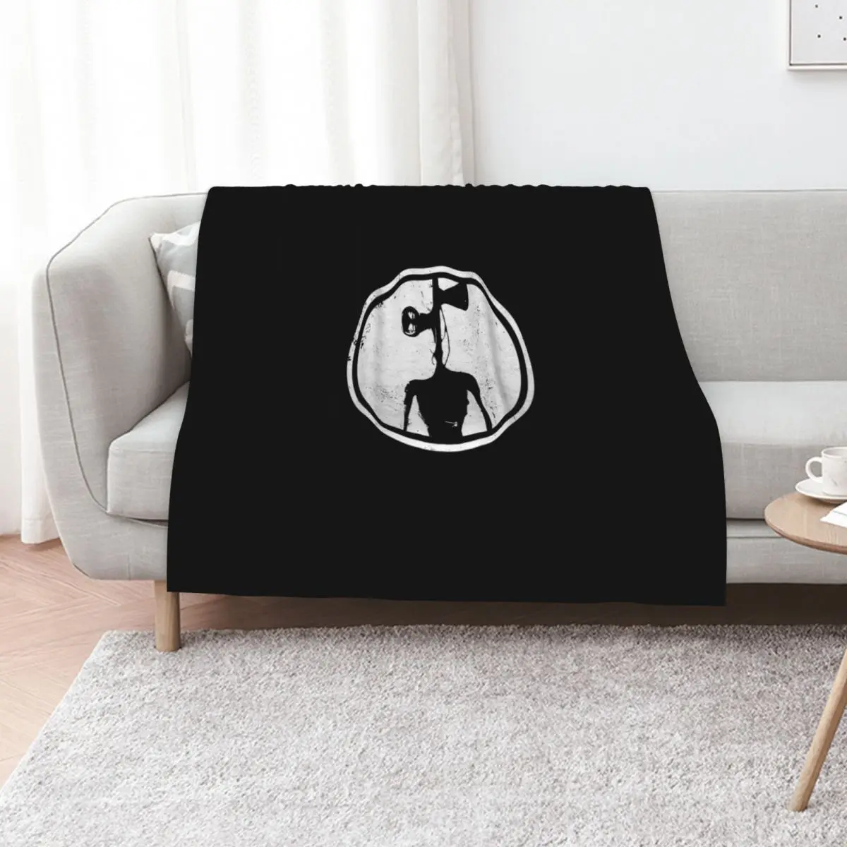 Sirenhead Siren Head Horror Creepypasta Throw Blanket valentine gift ideas Cute Plaid Soft Polar Decorative Sofa Blankets