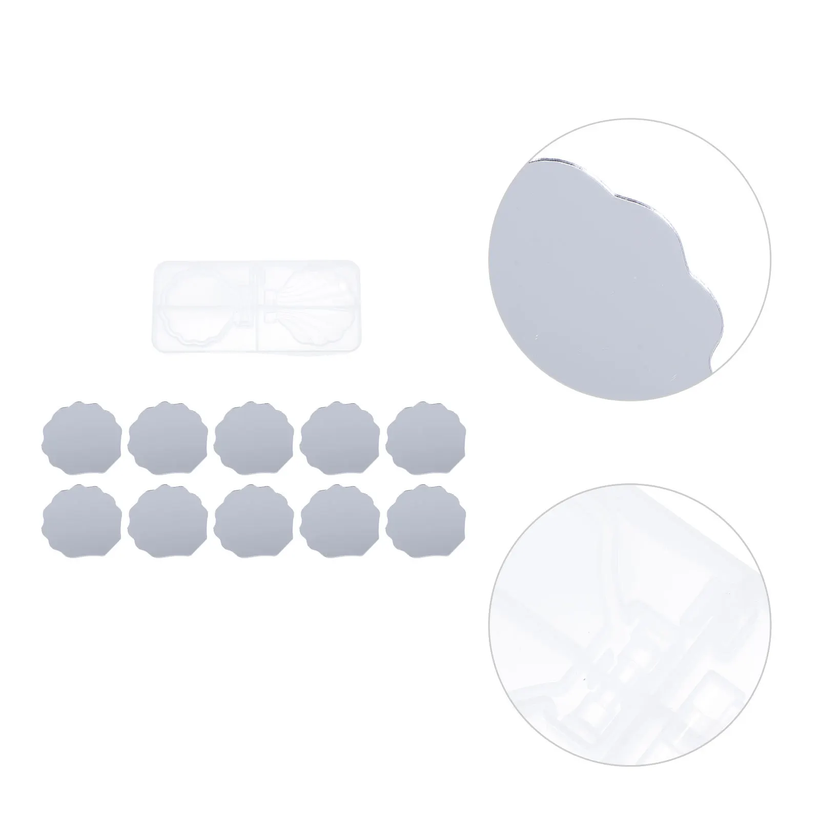 

Portable Makeup Mirror Making Mold Silicone Moulds for Resin Casting Molds Craft