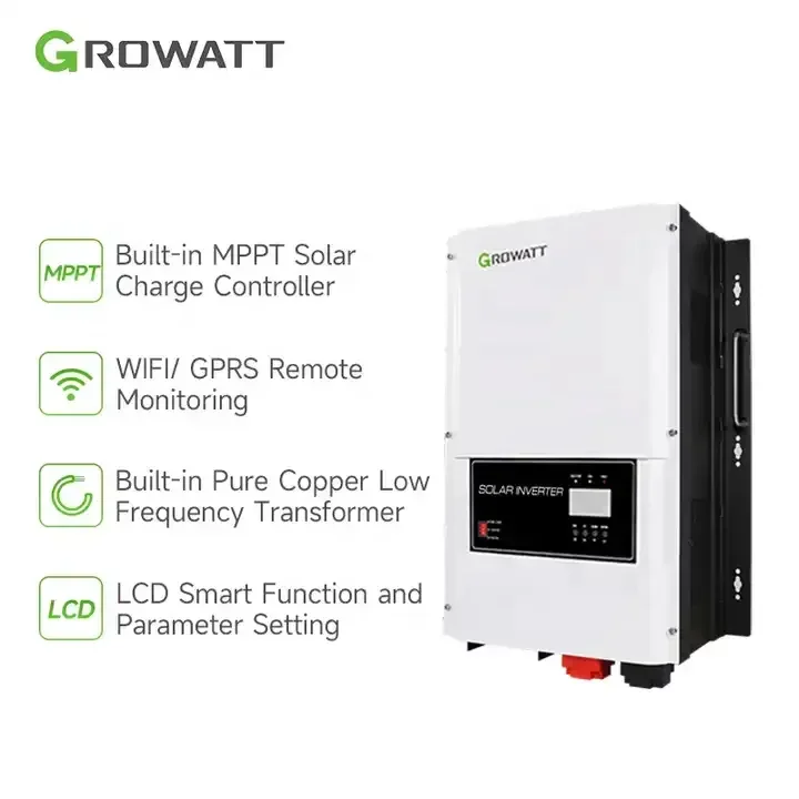 GROWATT SPF 4kw 8kw 12kw 4000-12000T DVM US Version Split Phase 4000w 5000w 6000w 8000w 10000w 12000w Off Grid Inverter