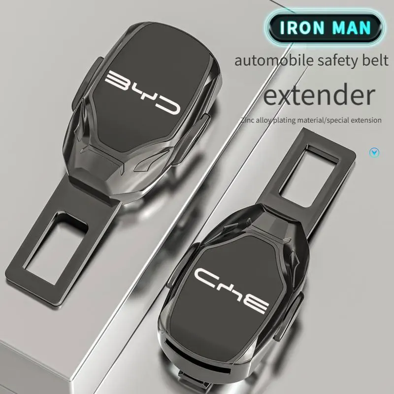 Car Seat Belt Clip Extender Car Safety Seatbelt Lock Buckle Plug For BYD Tang F3 E6 Atto 3 Yuan Plus Song Max F0 G3 I3 Ea1 Dmi