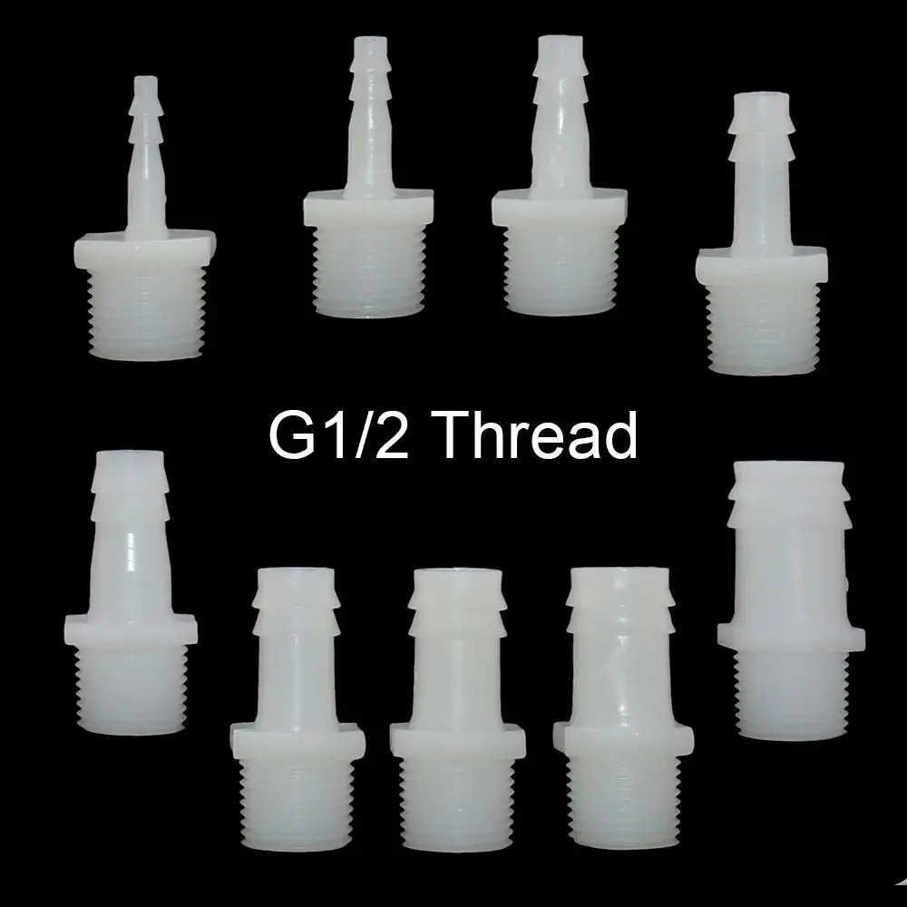 Sistema de irrigação por gotejamento, acoplador de tubulação da identificação, encaixes de tubulação plásticos, 1 PC, 10 PCes, 4mm, 6mm, 8mm, 10mm, 12mm, 14mm, 16 milímetros, 18 milímetros, 20 milímetros