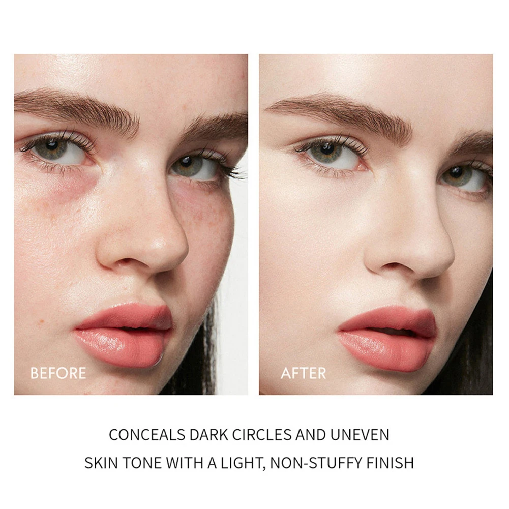 كونسيلر متعدد الاستخدام 4.5 مل، خافي عيوب تحت العين مع رأس إسفنجي تغطية كاملة مقاومة للتجاعيد للهالات السوداء والعيوب
