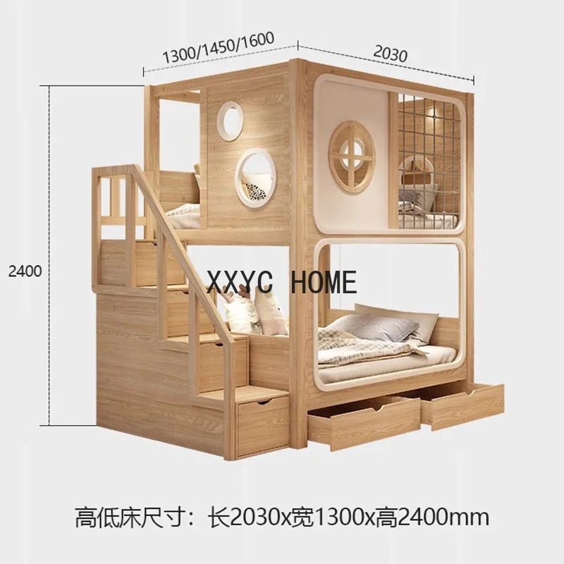 Luxury Baby Children Beds Bedroom Storage Girl Loft Children Beds Princess Modern Camas Infantiles Kids Bed Set Furniture BL50CB