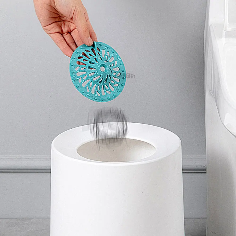 Hair Stopper Catcher Shower Drain Strainer Drainer Kitchen Sink Filter Bathtub Sewer Outfall Filter Cover Bathroom Accessories