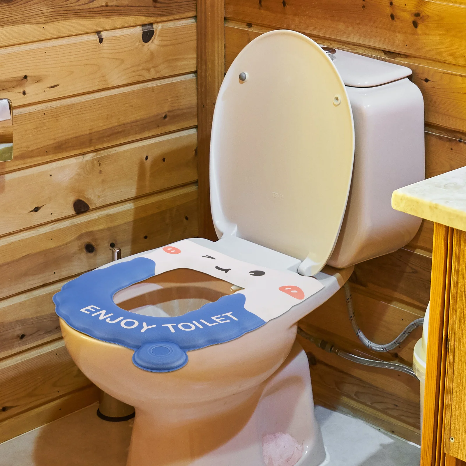 

Toilet Seat Cushion Washable Reusable Eva Waterproof Pad For Warmth Winter Bathroom Use Thickened Soft