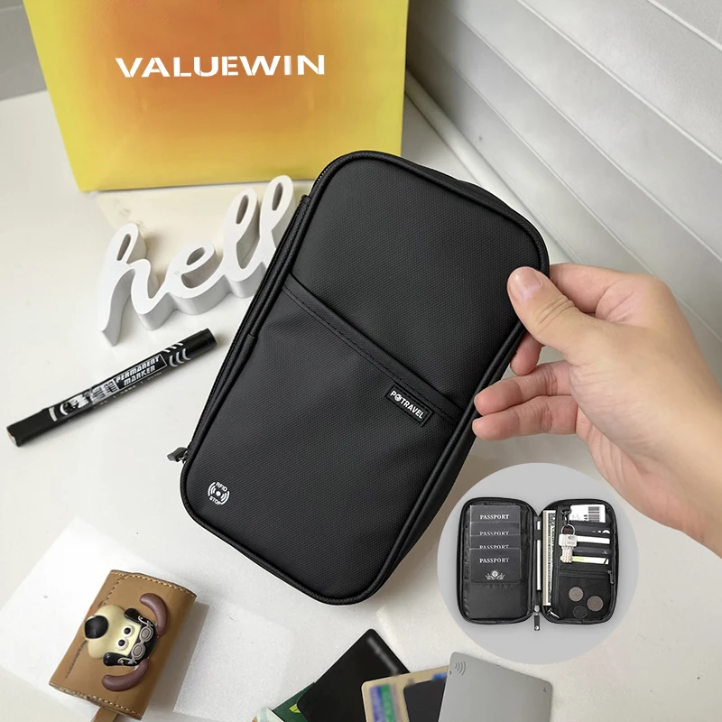 

Organizer Travel Accessories Cover Document Bag Card Holder Travel Wallet for Family Passport Holder Waterproof Passport Wallet