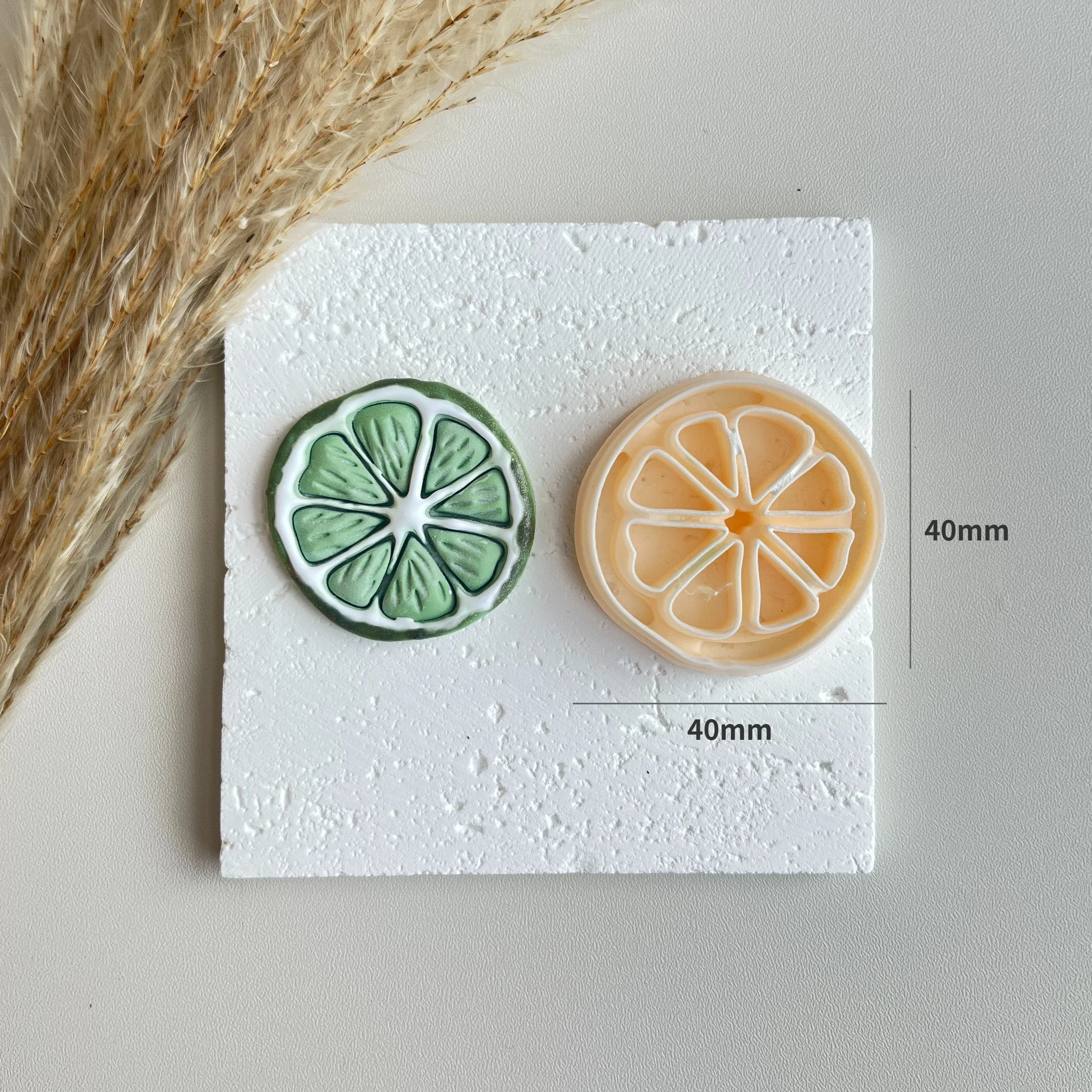 Fruits Series Polymer Cutting Molds for DIY Earrings