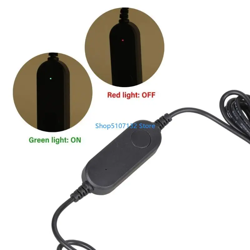 87HD Switches Enabled Type C To DC5521 Step Up Charging Line 12W Power Supply For LED Lights Wireless Speakers