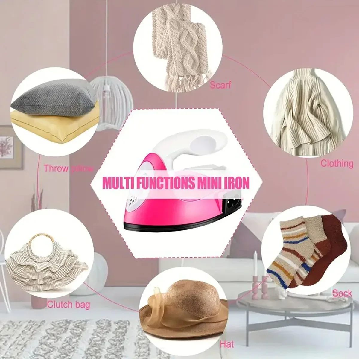 Mini Craft Iron Mini Hot Press Mini Iron Portable Handheld Small Iron with Charging Base Accessories - Bead Accessories