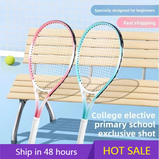 

POWER LEAP MOZKUIB 27-дюймовый легкий графитовый набор теннисных ракеток для 2 игроков, сумка для переноски для отдыха, начинающих, мужчин и женщин