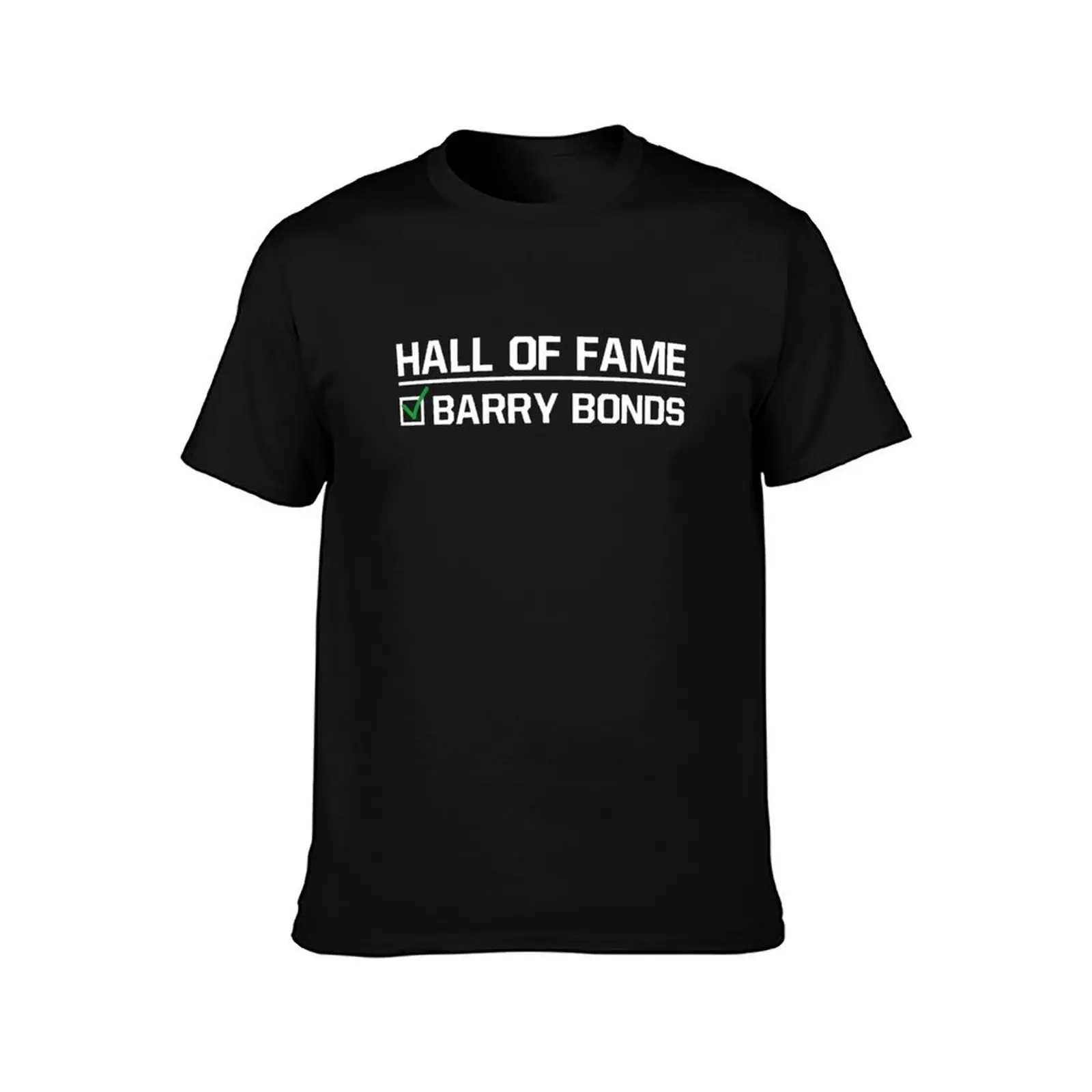 Hall of fame barry bonds T-Shirt Minimalist Graphic Tee Shirt T-Shirt