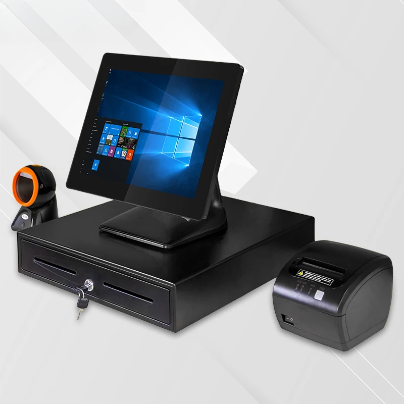 for Factory Price Epos Caisse Enregistreuse Complet For Sale Cashier Terminal With Printer Cash Drawer Pos System