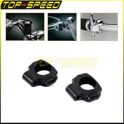 Motorcycle Handlebar Mirror Mount Holder Clamp 25mm Turn Signals Light Universal Holder Bracket For Harley Honda Yamaha Suzuki