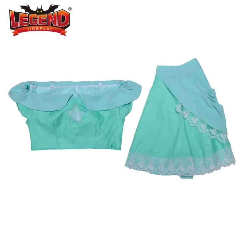 เจ้าหญิง Rosalina ชุดเครื่องแต่งกาย COSPLAY Light Blue Peach Super Bros Rosalina เครื่องแต่งกาย Lolita ชุดกระโปรงชุดผู้หญิง U